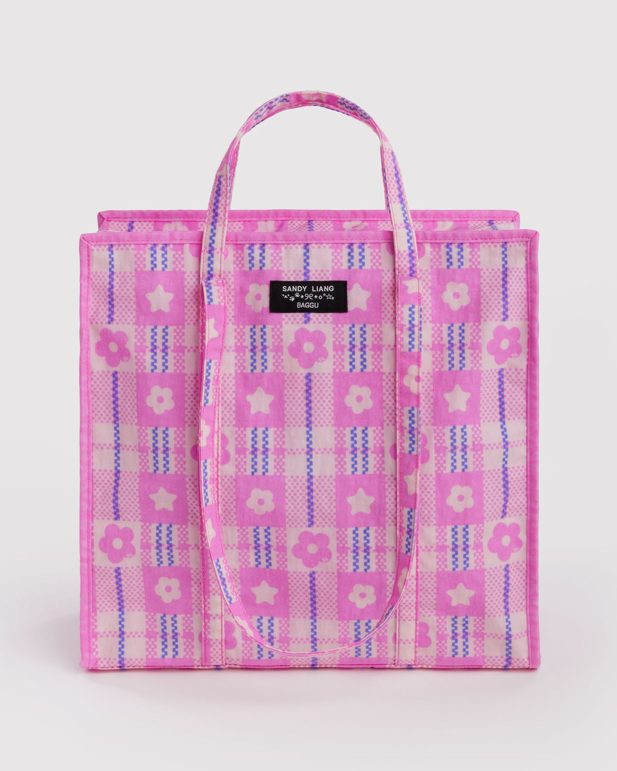 Market Plaid Pink