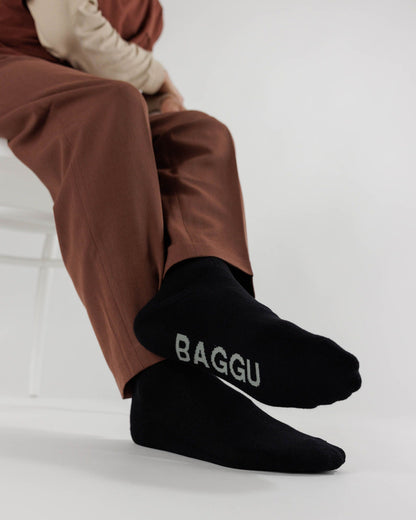Ribbed Sock Black | Baggu Special Offer