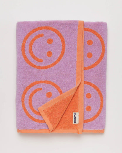 Bath Towel Happy Lilac | Baggu New
