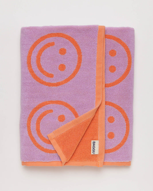 Bath Towel Happy Lilac | Baggu New
