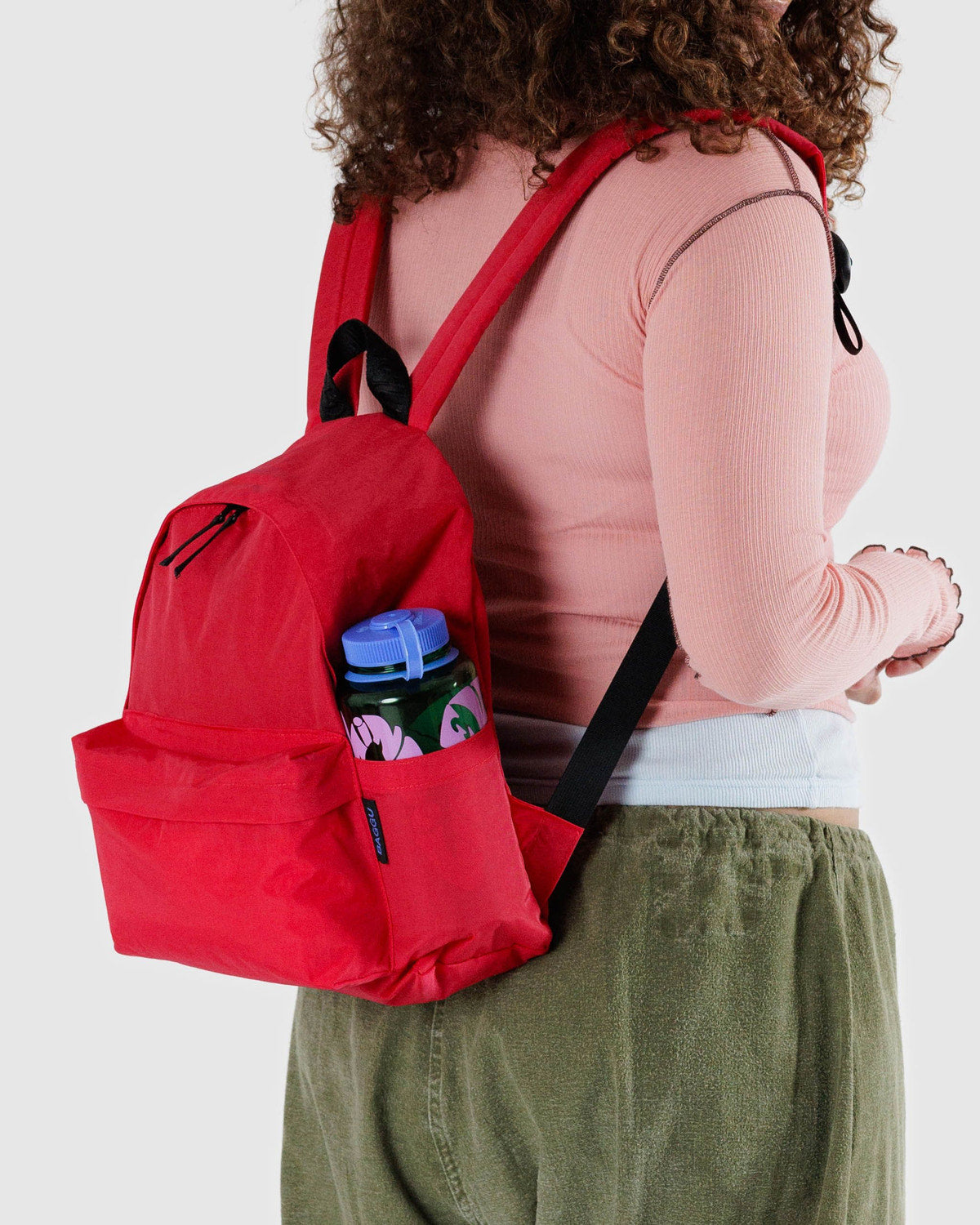 Medium Nylon Backpack Candy Apple | Baggu Popular
