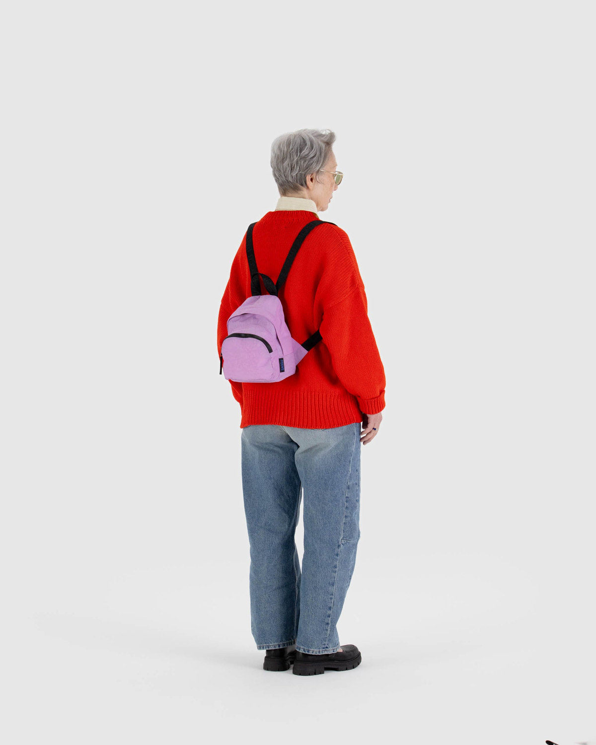 Mini Nylon Backpack Peony | Baggu Latest