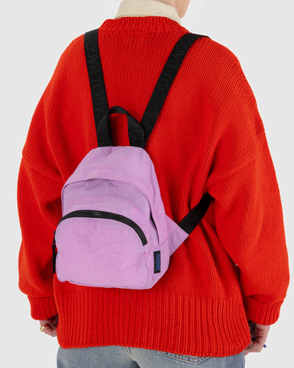 Mini Nylon Backpack Peony | Baggu Latest
