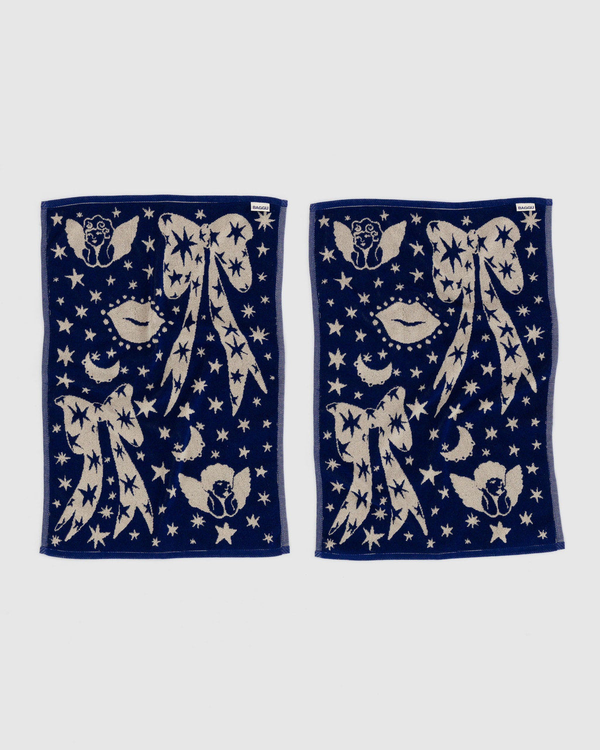 Hand Towel Set of 2 Cherub Bows | Baggu Quality