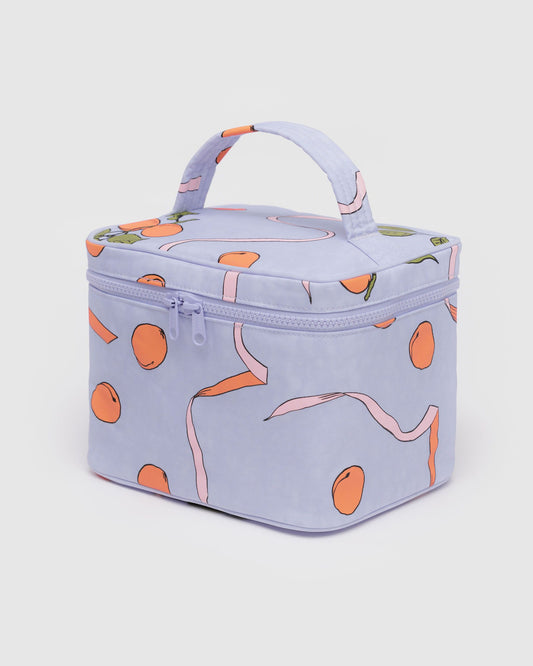 Large Cosmetic Case Apricots & Ribbons | Baggu Classic