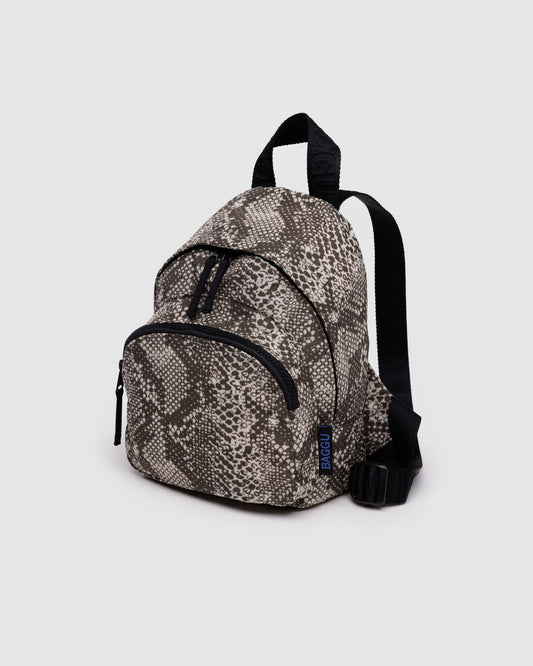 Mini Nylon Backpack Snakeskin | Baggu Signature