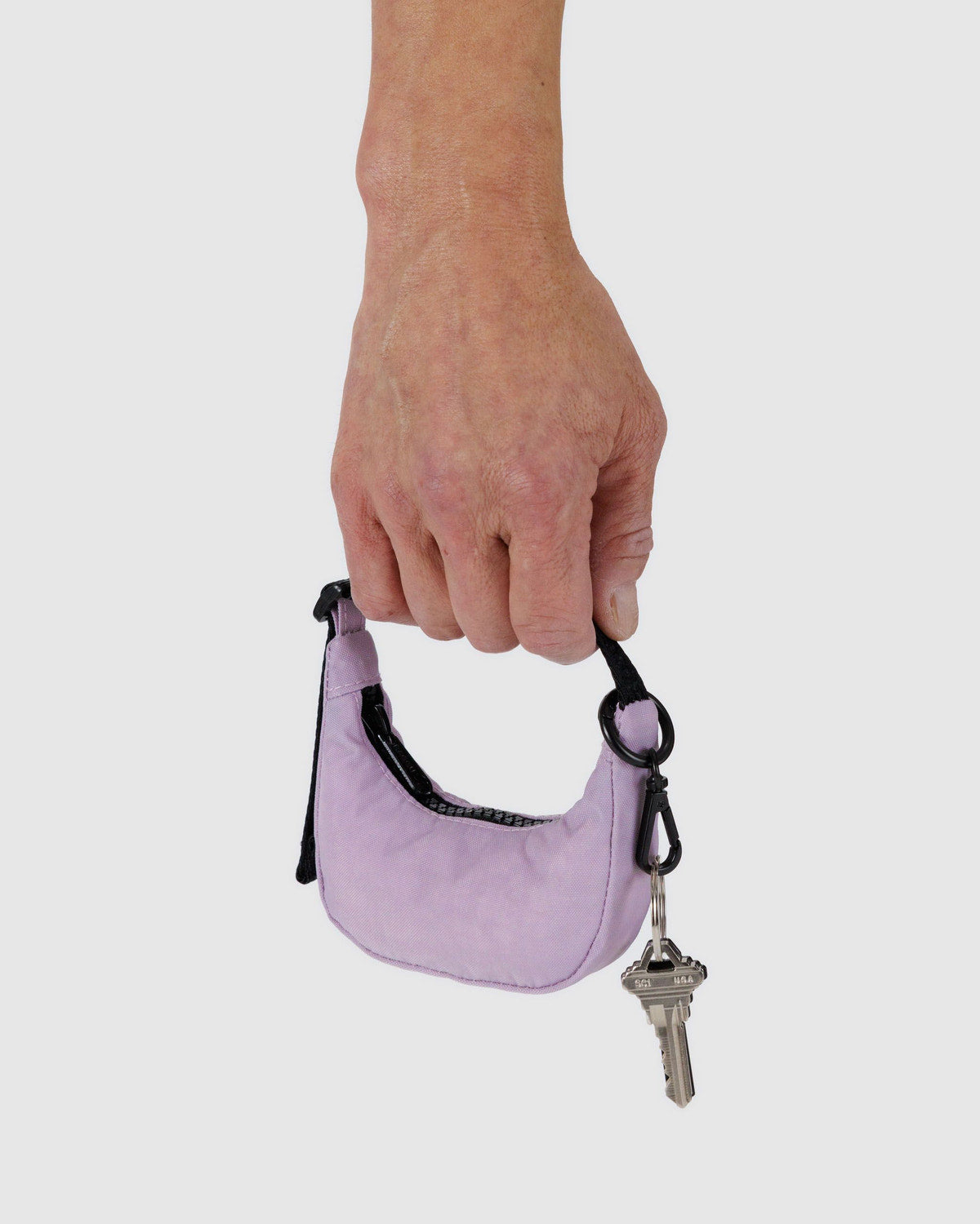 Crescent Bag Charm Dusty Pink | Baggu Sale