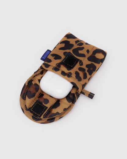 Puffy Earbuds Case Leopard | Baggu Latest