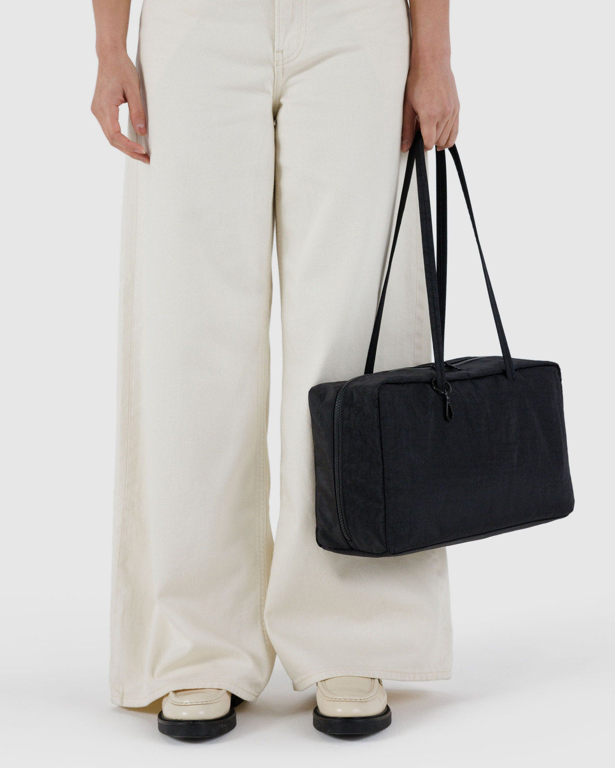 Medium Nylon Bowler Bag Black | Baggu Discount
