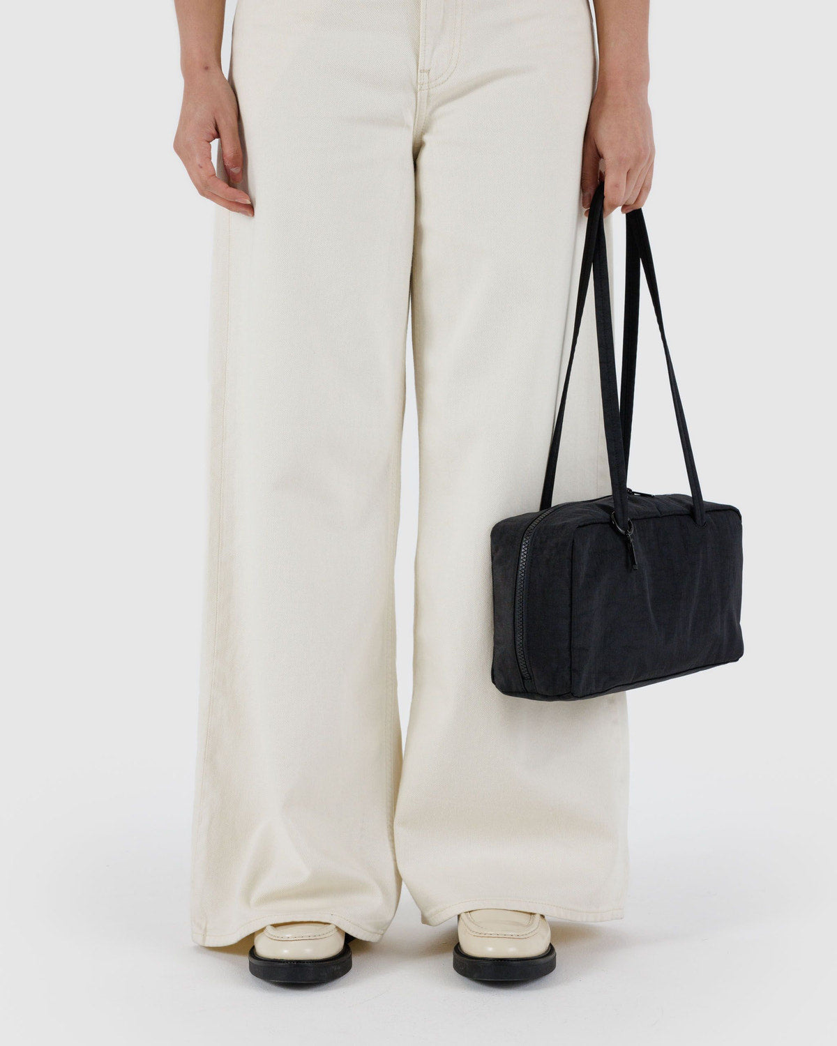 Nylon Bowler Bag Black | Baggu Featured