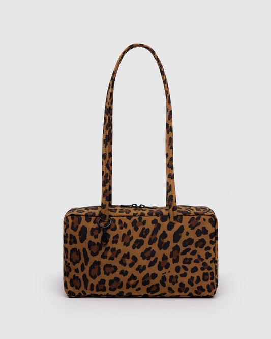 Nylon Bowler Bag Leopard | Baggu Latest