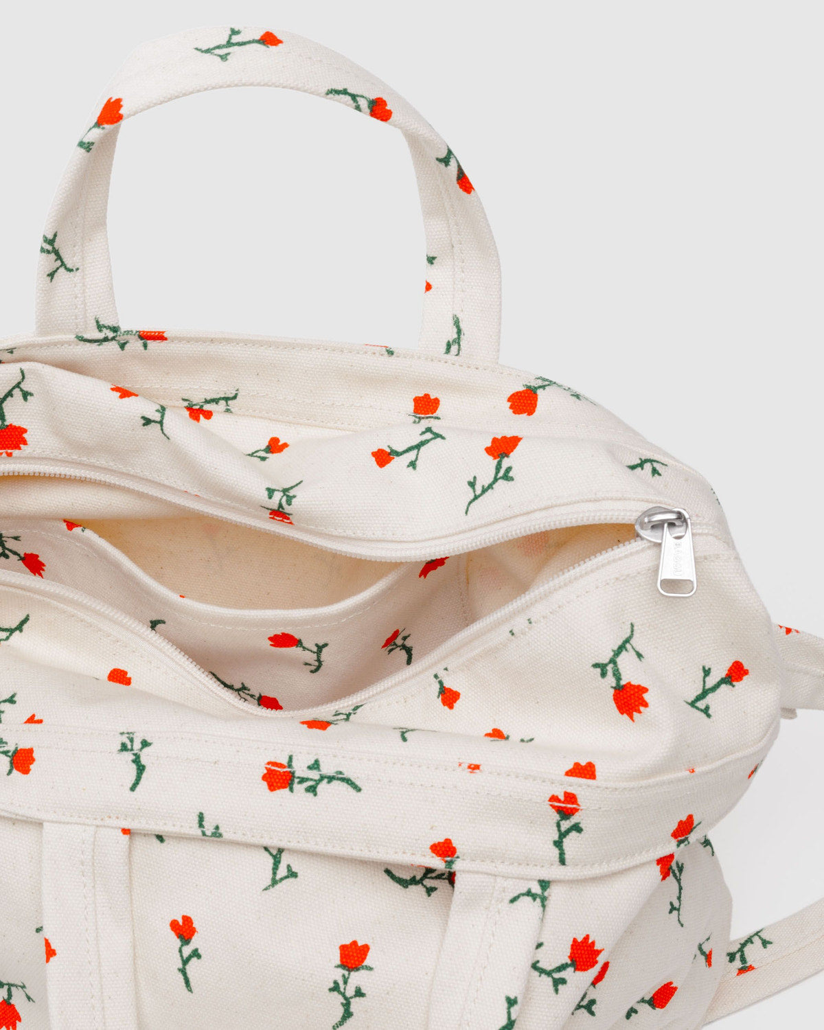 Horizontal Zip Duck Bag Painted Wildflower | Baggu Great Value