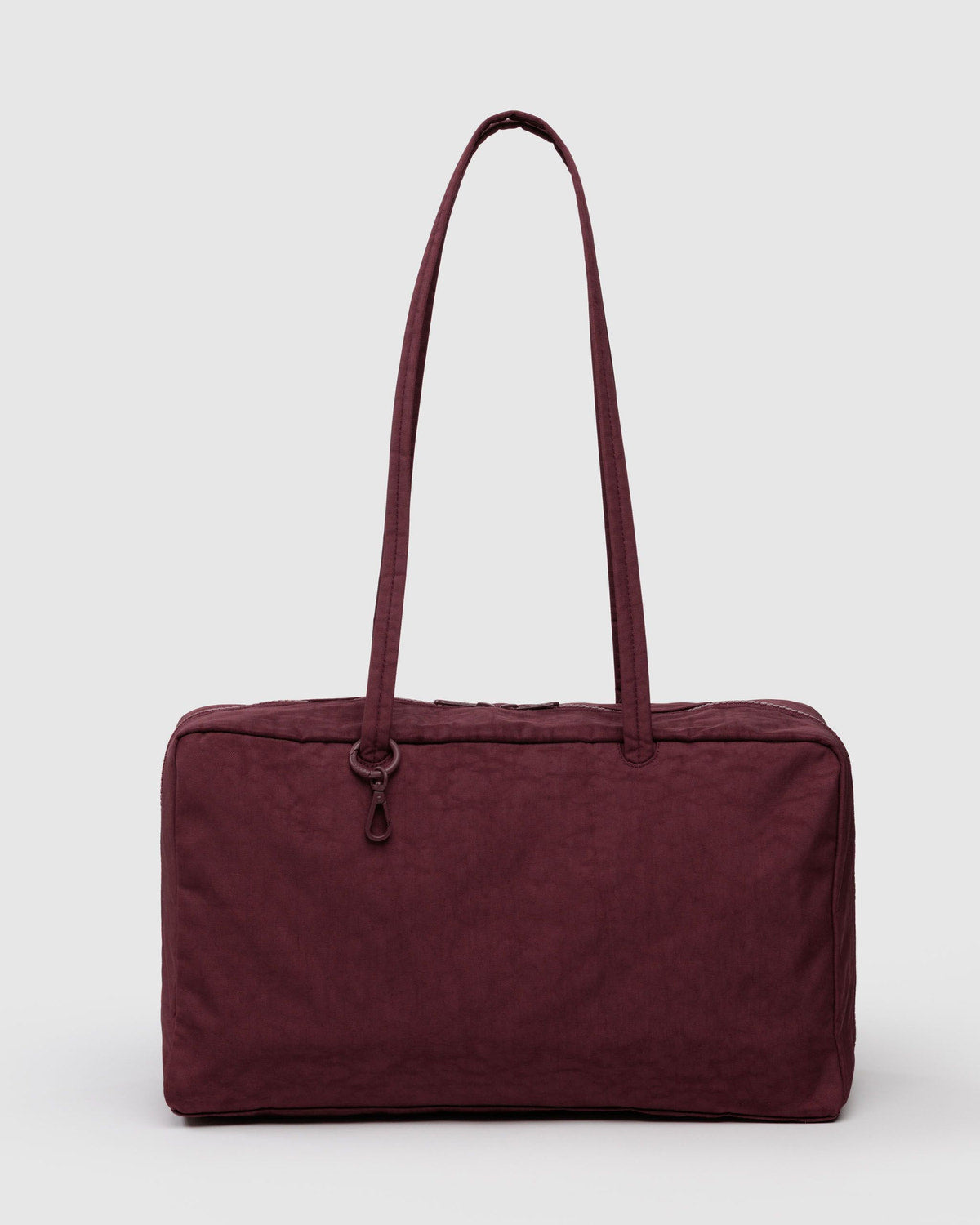 Medium Nylon Bowler Bag Mahogany | Baggu Signature