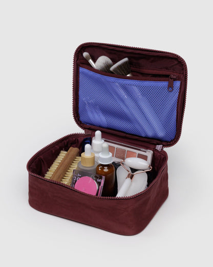 Small Cosmetic Case Mahogany | Baggu Signature