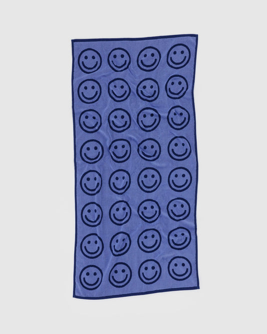 Bath Towel Happy Blue | Baggu Quality