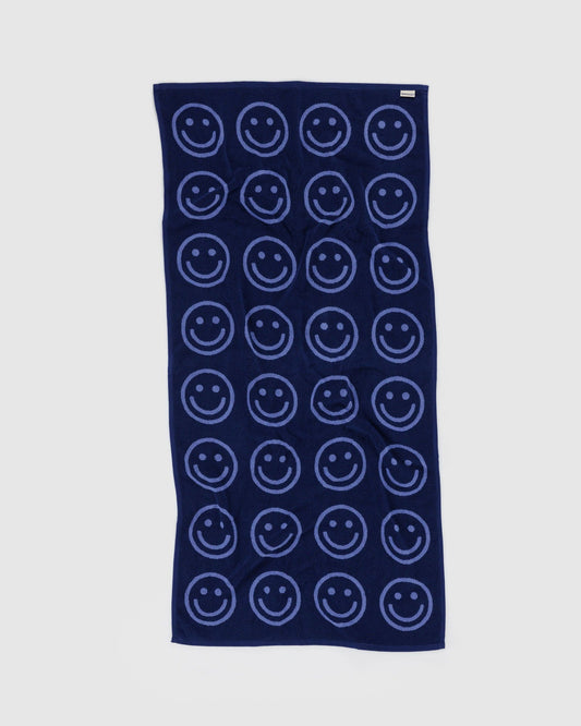 Bath Towel Happy Blue | Baggu Quality