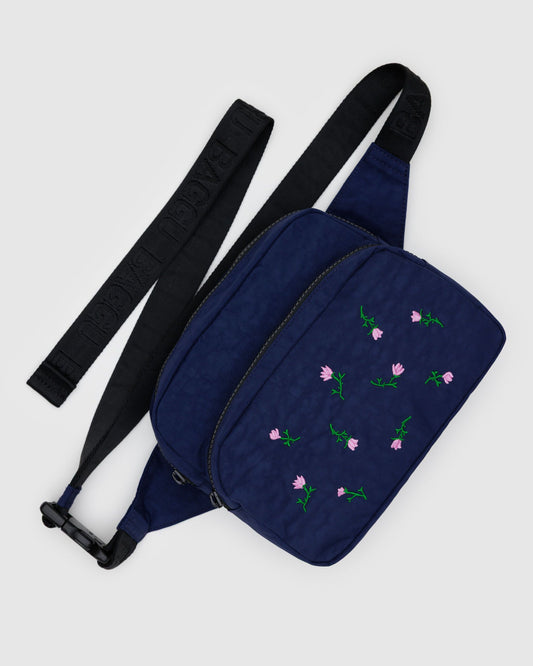 Fanny Pack Embroidered Wildflower | Baggu Essential