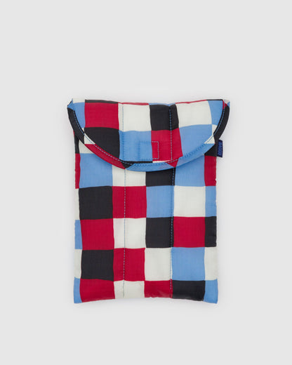 Puffy Tablet Sleeve Painted Check | Baggu Top Pick