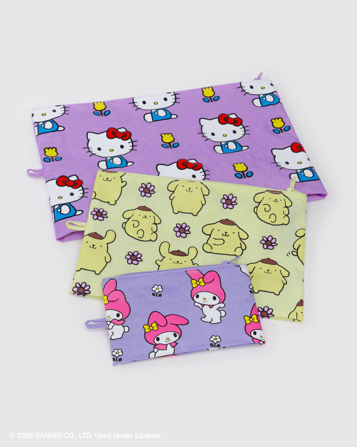 Go Pouch Set Hello Kitty and Friends Florals | Baggu Exclusive