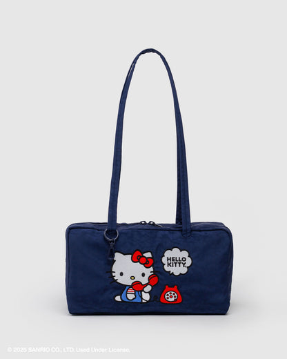 Nylon Bowler Bag Embroidered Hello Kitty Phone | Baggu Trending