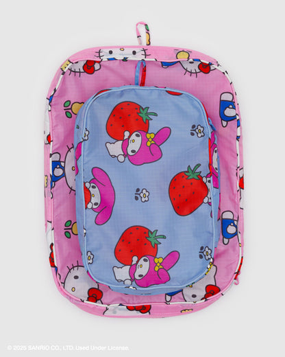 Packing Cube Set Hello Kitty and Friends Florals | Baggu Smart Buy