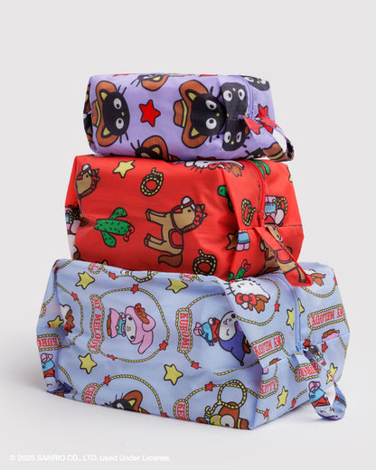 3D Zip Set Hello Kitty & Friends Western | Baggu Best Price