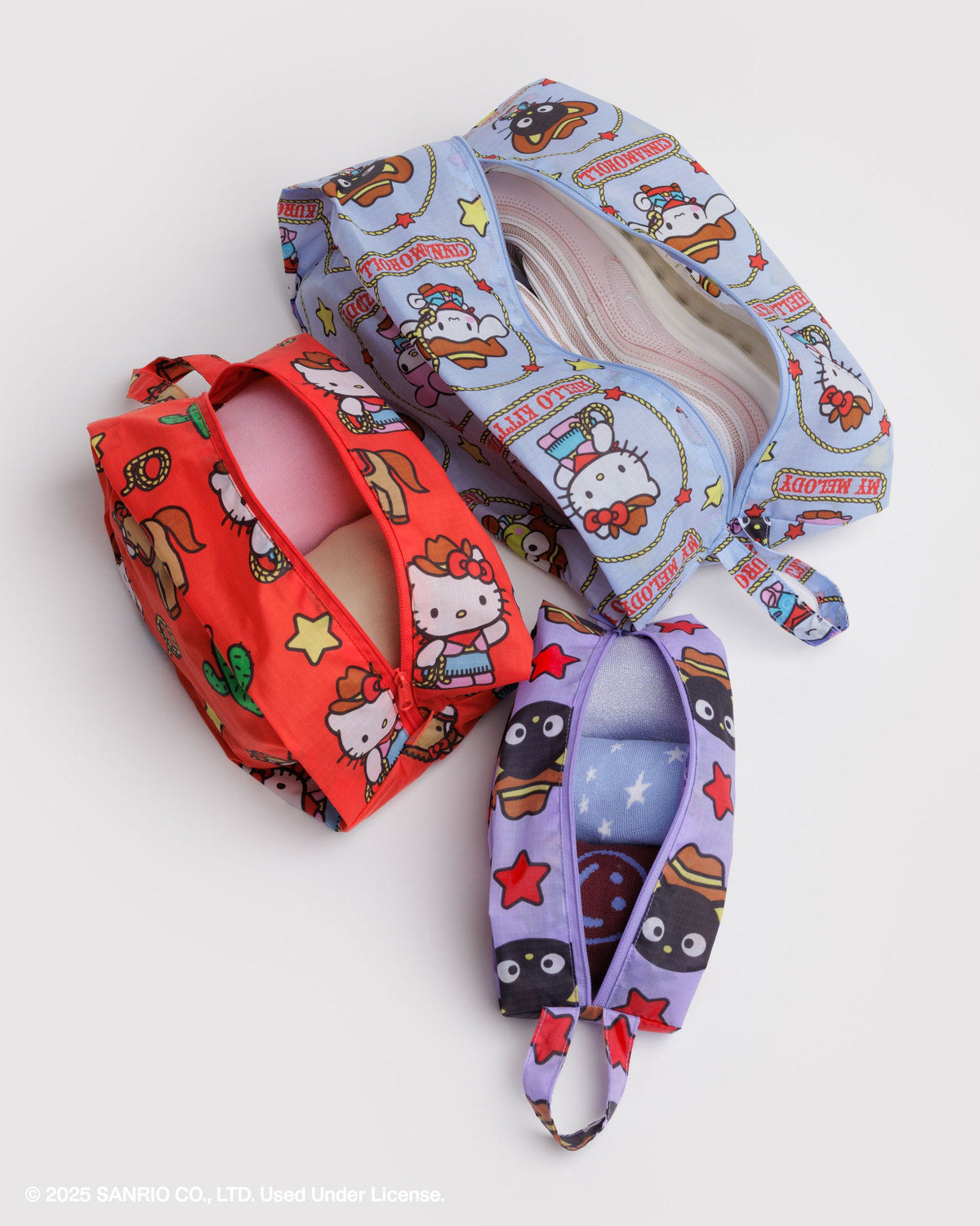 3D Zip Set Hello Kitty & Friends Western | Baggu Best Price