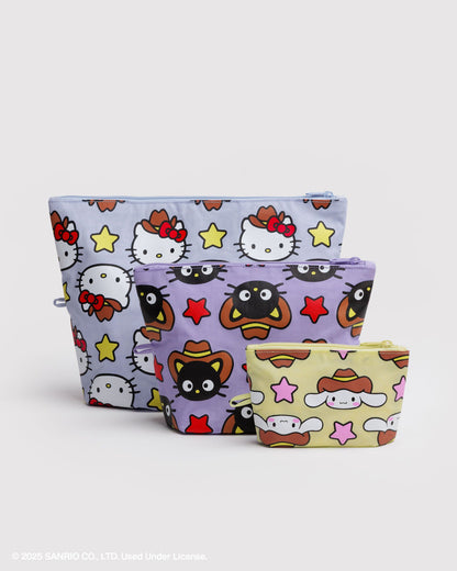 Go Pouch Set Hello Kitty & Friends Western | Baggu Value