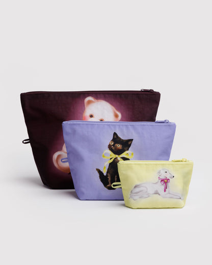 Go Pouch Set Fancy Animals | Baggu Popular