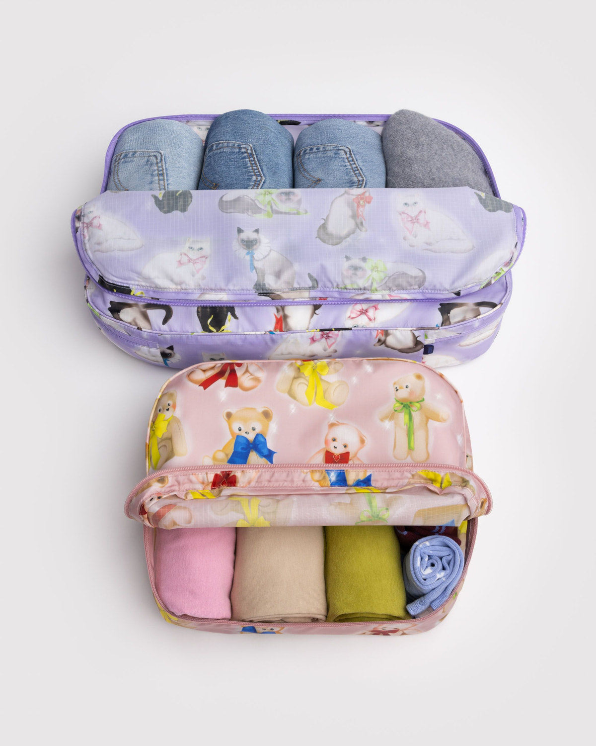 Large Packing Cube Set Fancy Animals | Baggu Special Offer