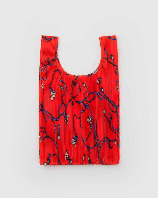 Pleated Baggu Red Snapdragon | Baggu Sale