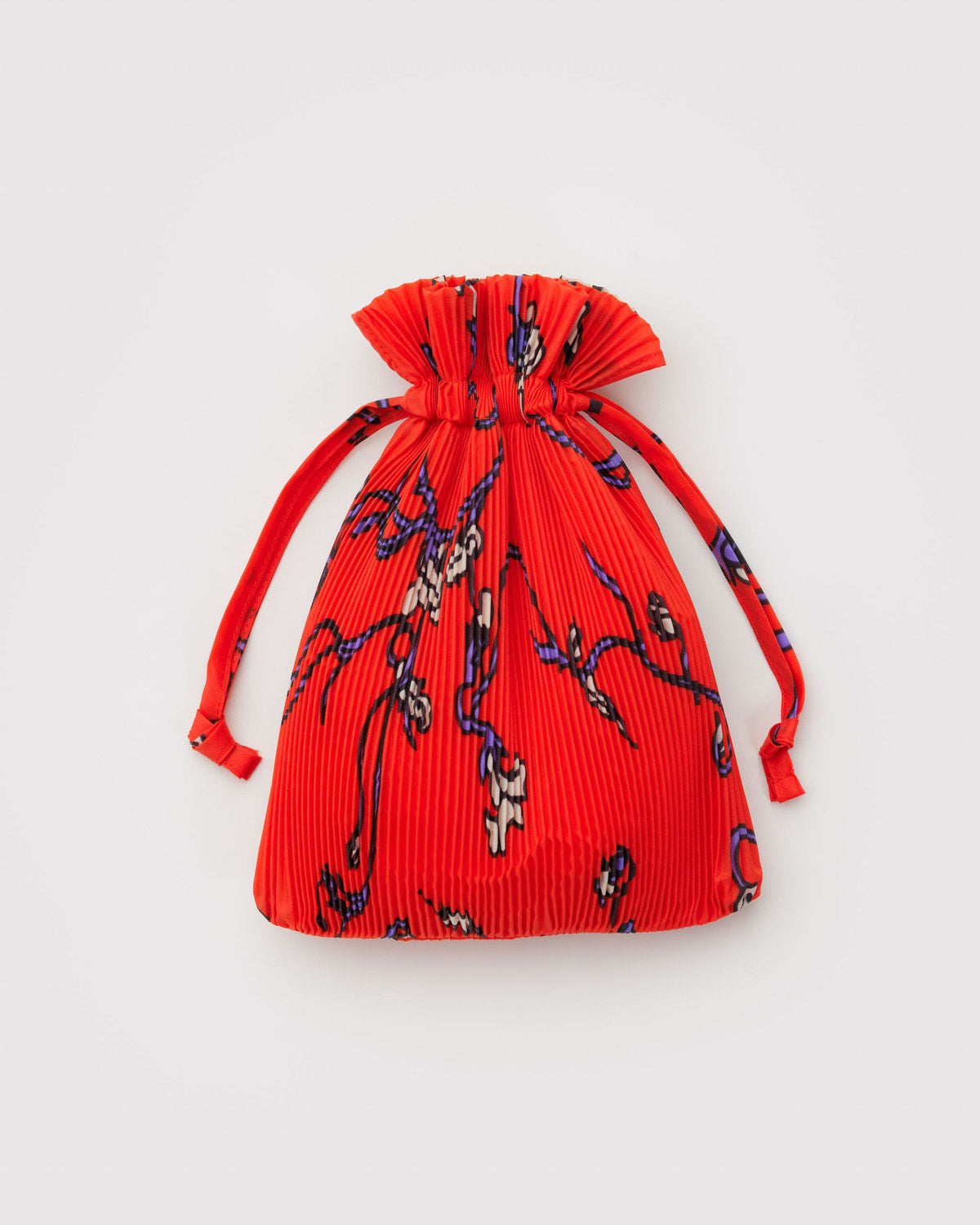 Pleated Baggu Red Snapdragon | Baggu Sale