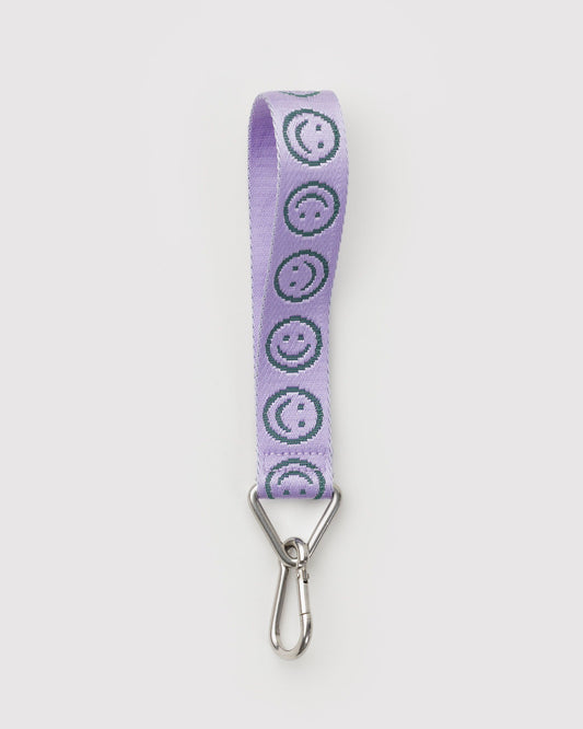 Logo Keychain Lilac Happy | Baggu Everyday
