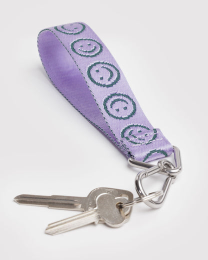 Logo Keychain Lilac Happy | Baggu Everyday
