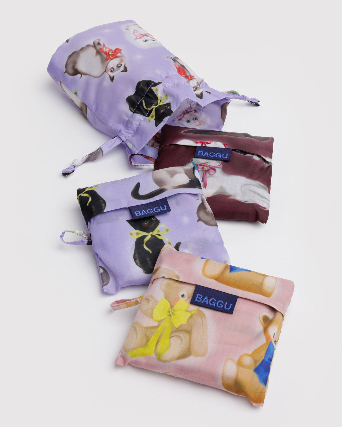 Standard Baggu Set of 3 Fancy Animals | Baggu New