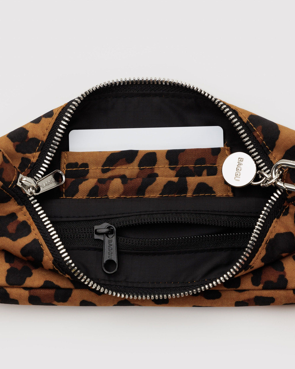 Nylon Pochette Leopard | Baggu Top Pick