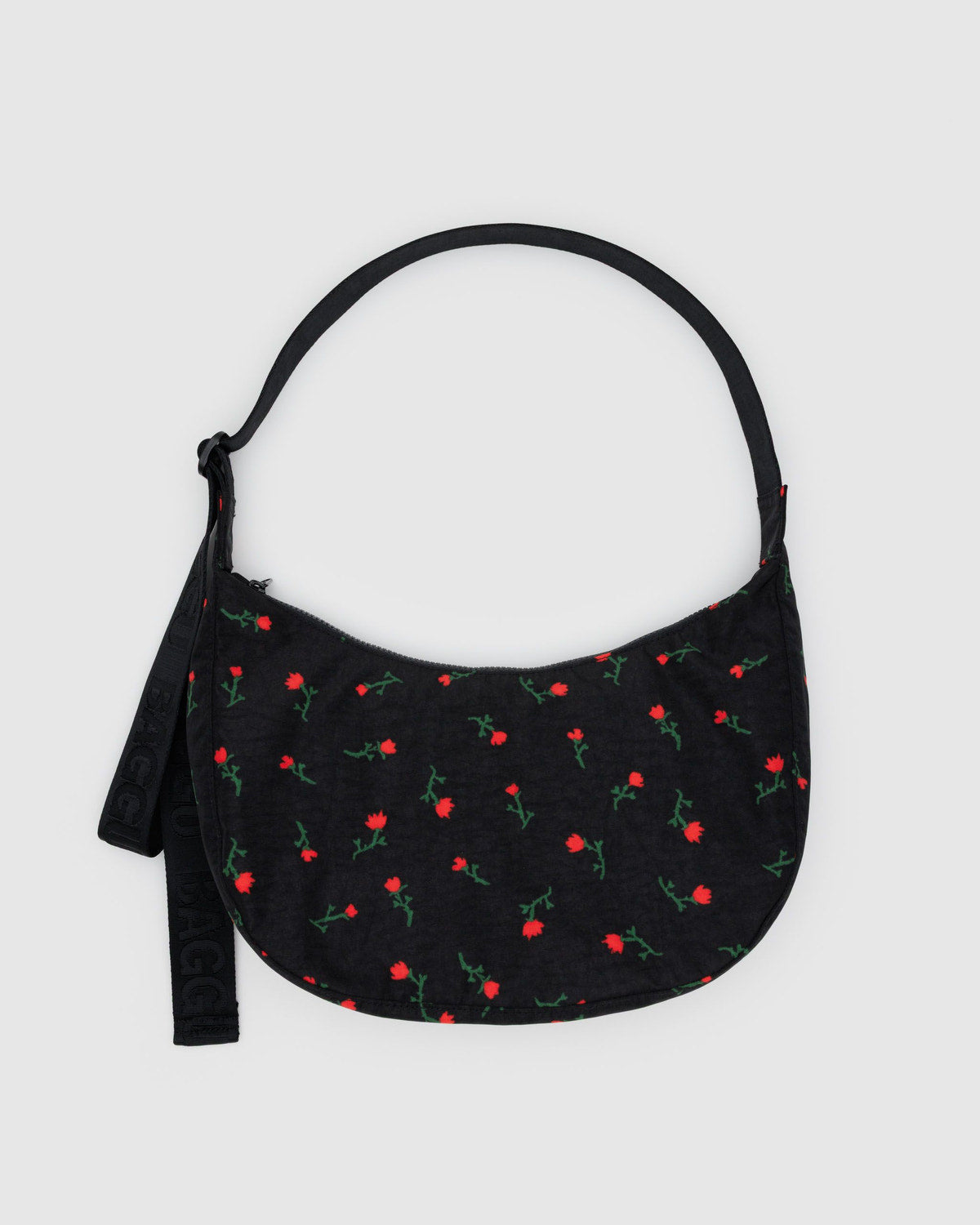 Medium Nylon Crescent Bag Painted Wildflower | Baggu Trusted