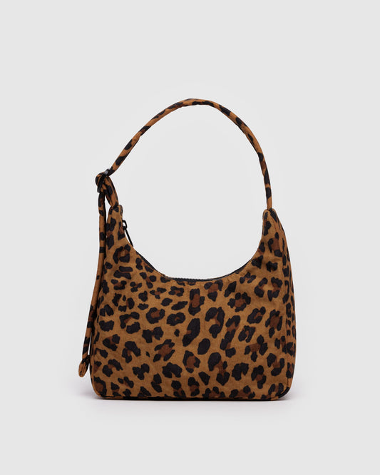 Mini Nylon Shoulder Bag  Leopard | Baggu Special Offer