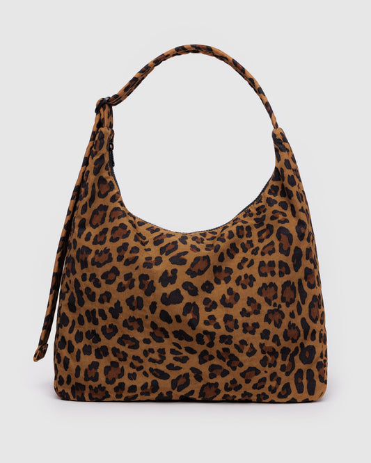 Nylon Shoulder Bag Leopard | Baggu Trending