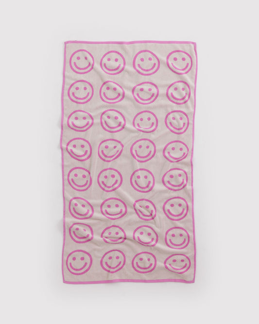 Bath Towel Happy Pink | Baggu New