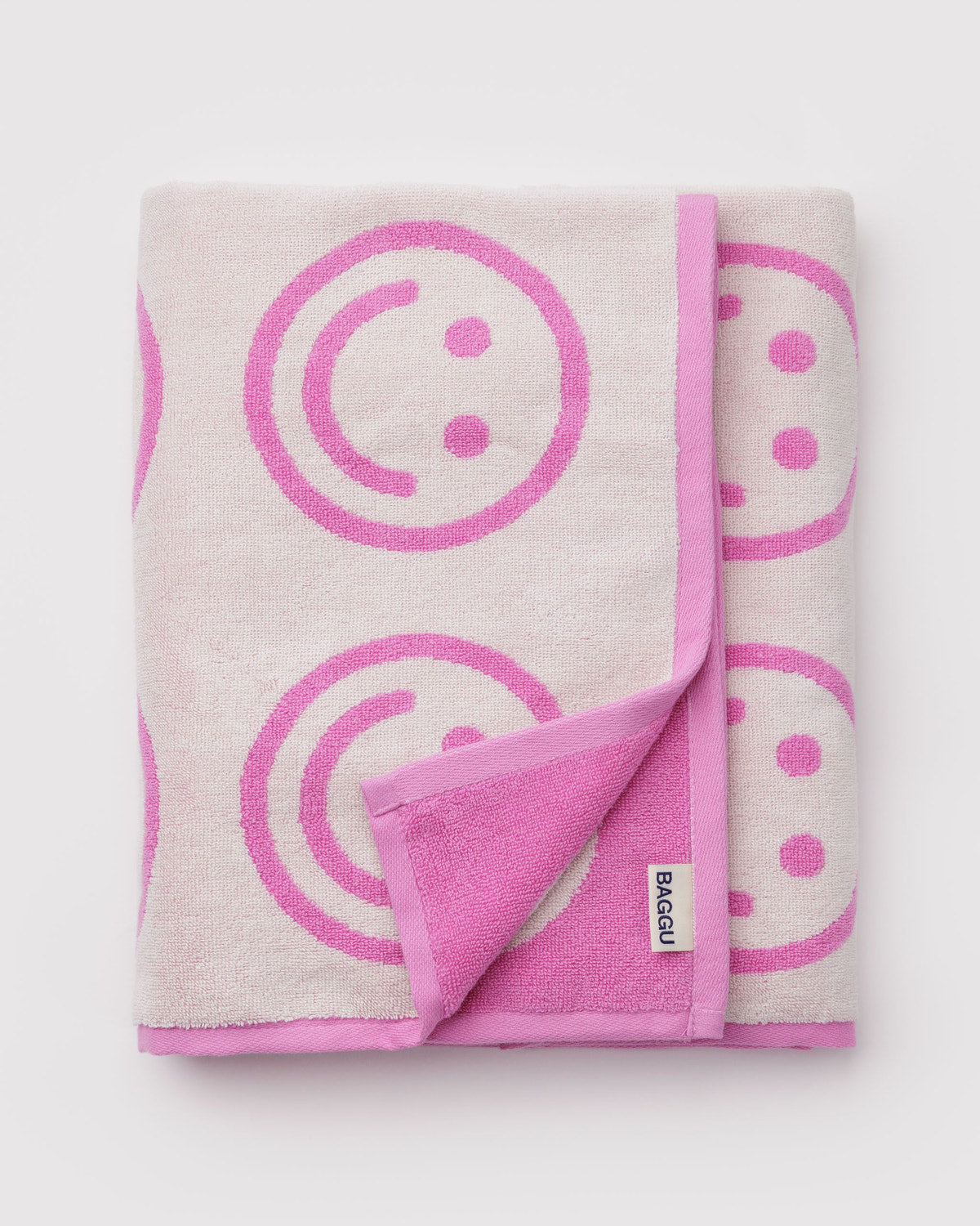 Bath Towel Happy Pink | Baggu New