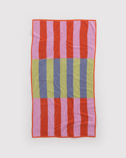 Bath Towel Pool Stripe | Baggu Value