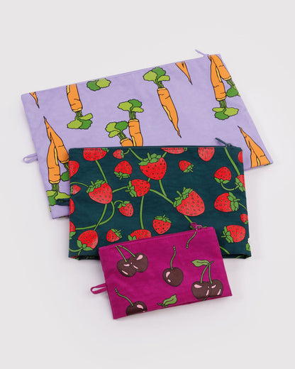 Go Pouch Set Carrots & Berries | Baggu Sale