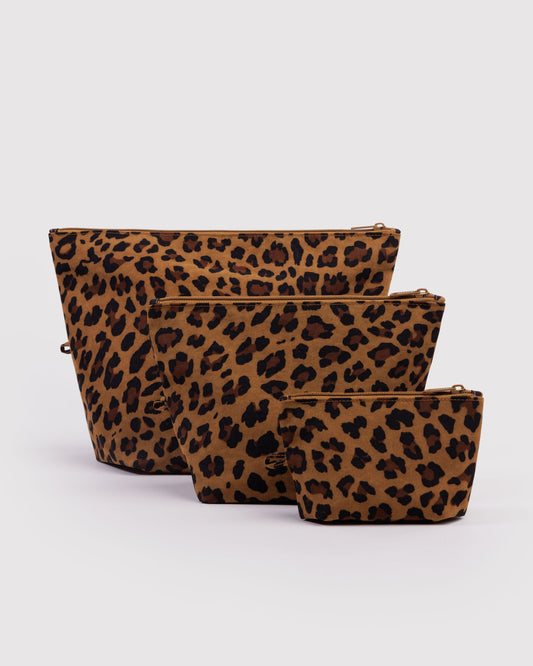 Go Pouch Set Leopard | Baggu Everyday