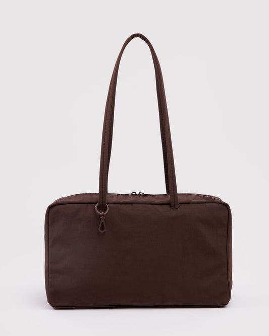 Medium Nylon Bowler Bag Coffee | Baggu Deals
