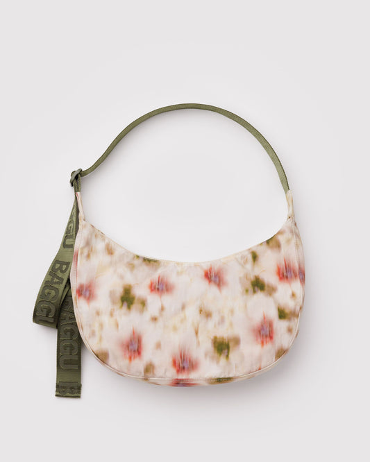 Medium Nylon Crescent Bag Abstract Floral | Baggu Best Price