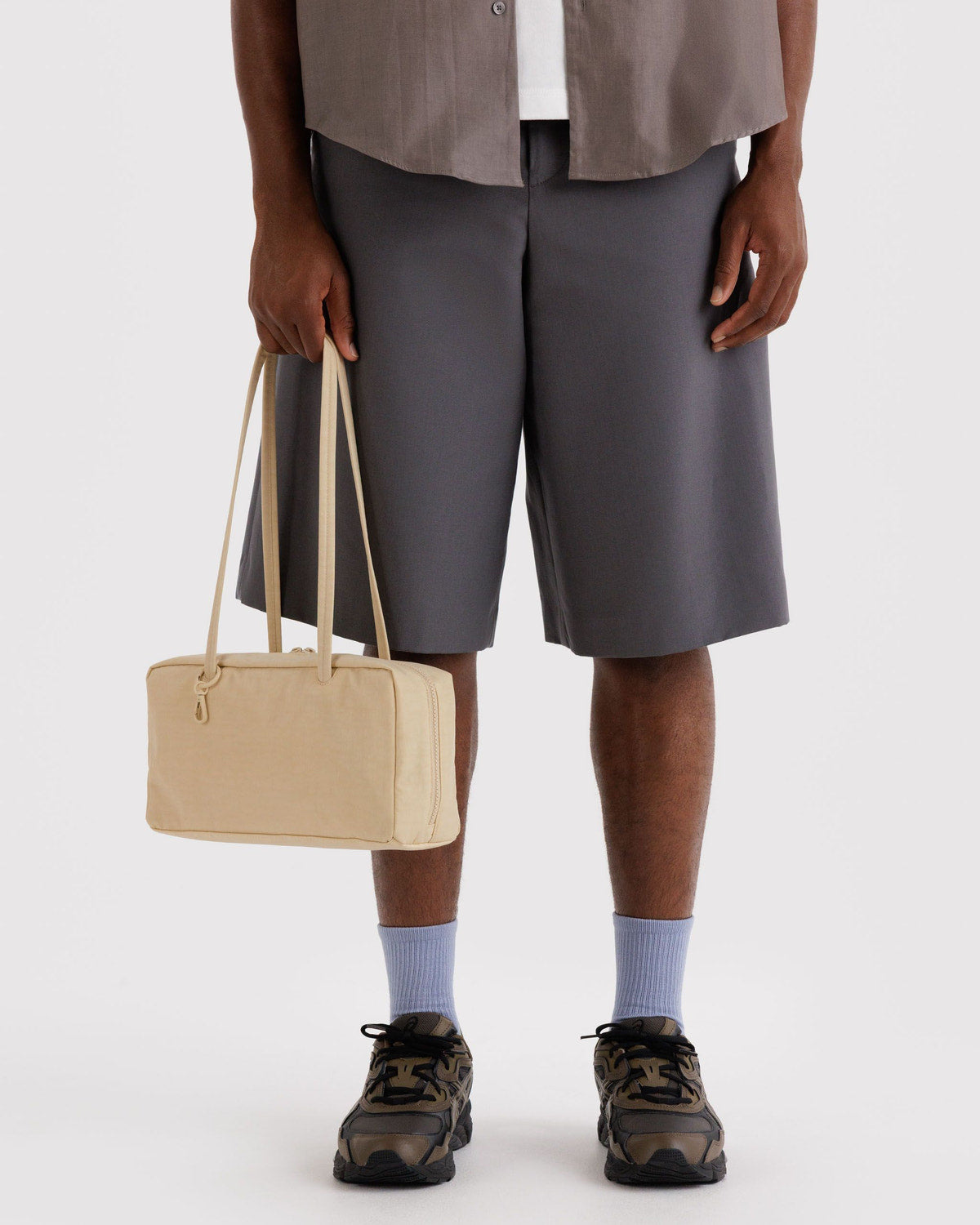 Nylon Bowler Bag Custard | Baggu Trusted