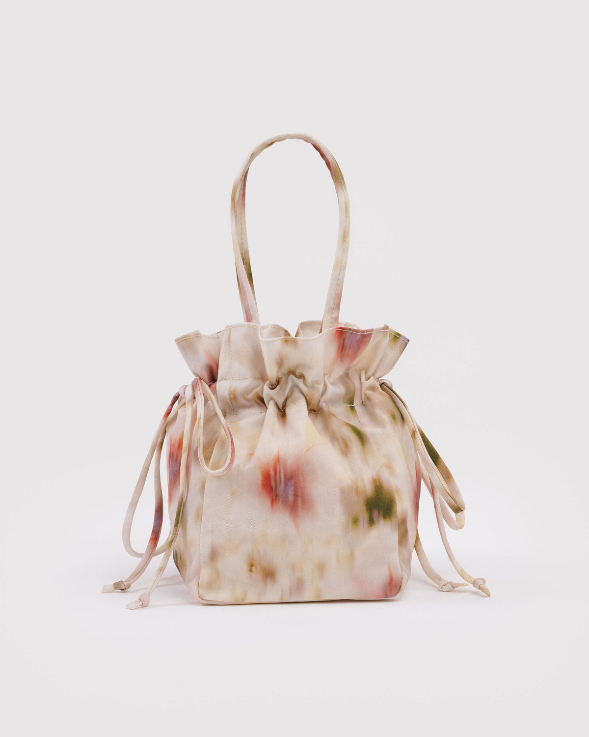 Nylon Drawstring Bag Abstract Floral | Baggu New