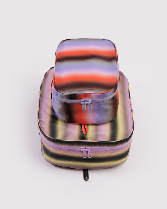 Packing Cube Set Gradient Stripes | Baggu Best Seller