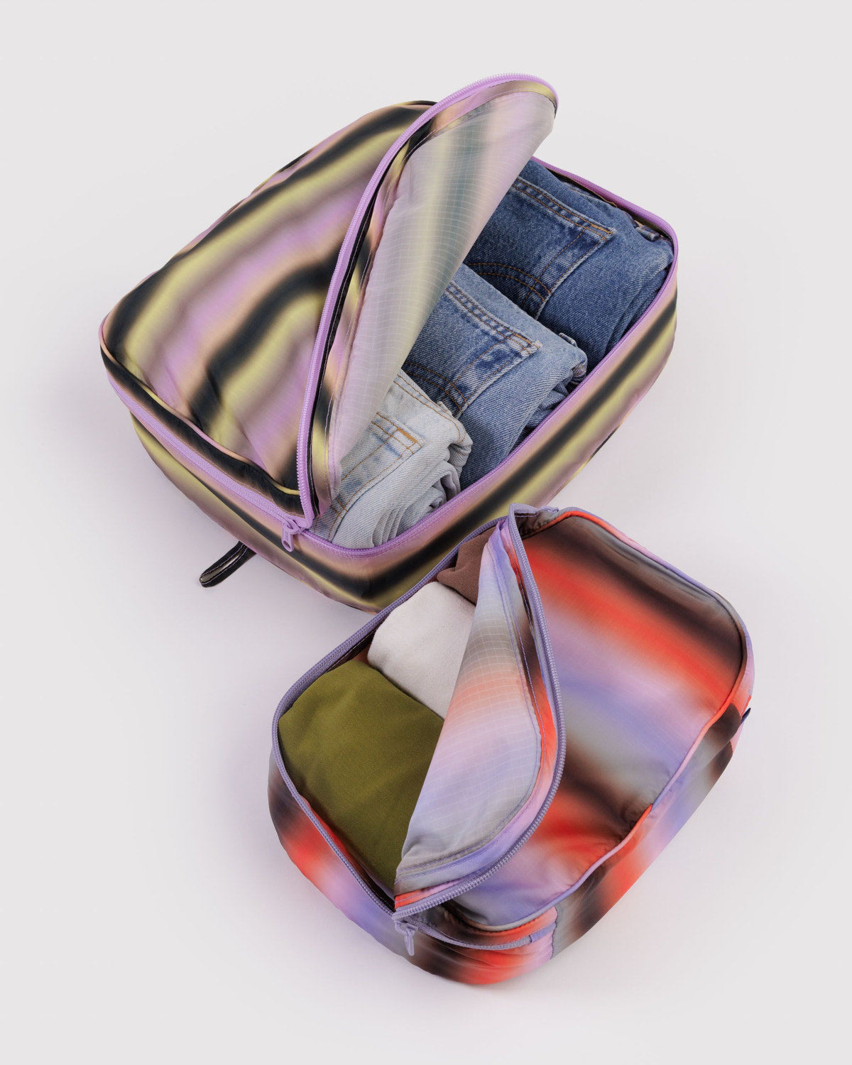Packing Cube Set Gradient Stripes | Baggu Best Seller